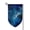 Fillet, variant on Galaxy Nebula Space Garden Flag Vertical Double Sided Yard Outdoor Decoration 12.5 x 18 Inch Fillet
