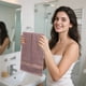thumbnail image 4 of Accesorios de baño Toalla de algodón Toalla gruesa para adultos Toalla facial absorbente de algodón y poliéster para el hogar Toalla de algodón suave Toallas de algodón puro, 4 of 6