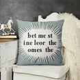 thumbnail image 2 of Gifts for Him Her, Anniversary Birthday Gifts for , Throw Pillow Cover, You are the Best Thing I Found on the Internet Pillow Covers(in German), 2 of 5