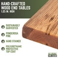 thumbnail image 2 of Restore Sunset Cedar Solid Wood End Tabletop, 2 of 9