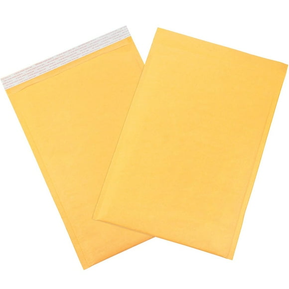 Box Partners 10 1/2 x 16 Kraft #5 Self-Seal Bubble Mailers