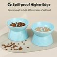 thumbnail image 4 of Kopmath Elevated Slow Feeder Cat Bowl, Stop Vomiting & Choking, Ceramic Cat Slow Feeder Bowl, Spill-Proof & Anti-Tipping, Easy to Clean, No Black Chin, Raised Cat Bowl Slow Feeder for Dry & Wet Food, 4 of 6
