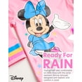 thumbnail image 2 of Disney Girls' Rain Jacket - Slicker Shell Raincoat: Minnie Mouse, Frozen Elsa, Anna (2T-7), 2 of 7