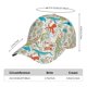 thumbnail image 2 of Fotbe Sea Animal Gorro Clásico de Béisbol, Gorra Ajustable con Broche Snapback, Gorro de Exterior de Algodón Suave, 2 of 6