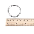 thumbnail image 4 of 40mm(1.57") Outer Dia. 4mm Thickness Welded O Ring 304 Stainless Steel 10 Pack, 4 of 5