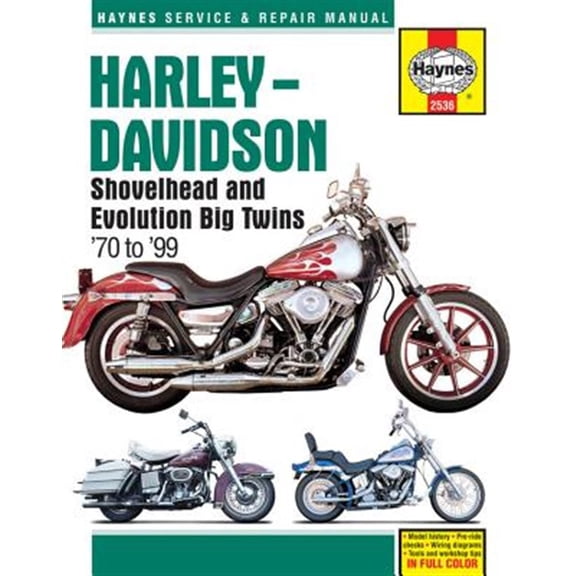 Pre-Owned Harley-Davidson Shovelhead & Evolution Big Twins (70-99) Haynes Repair Manual ^