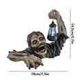 thumbnail image 2 of ​​XIANXIAN Solar-Powered Crawling Zombie Grave Sculpture - Hanging LED Lantern Statue for Outdoor Gothic Garden Décor Haunted Yard Display Halloween Collector Piece​​, 2 of 2