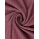 thumbnail image 5 of Conjunto de lounge de 2 piezas para mujer INSPIRE CHIC, suéter de punto, camiseta de manga corta y pantalones cortos, conjunto de pijama en rojo vino, 5 of 5