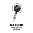 thumbnail image 3 of Essentials 2-Pack Badge Reels, Black, 3 of 3