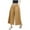 #463-Khaki, variant on Roncen Women's Solid High-Waisted Linen Pants - Breathable Wide-Leg Trousers with Elastic Waistband, Casual Chic Style for Summer Wear