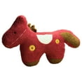 thumbnail image 2 of Almohada Almohada de peluche con forma de caballo rojo, cojín suave irregular para sofá, sala de estar, decoración de coche, mascota temática del año 2026 (1 unidad) JASKFLY, 2 of 9