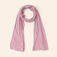 thumbnail image 3 of QASIEATN Cozy Silk Scarves for Women Cotton Hijab Women's Headscarf Quality 180 X 55 Cm Soft Breathable and Opaque Fall Fashion Accessories, 3 of 5
