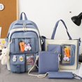 thumbnail image 1 of Mochila escolar femenina liviana estudiante de primaria linda verano niñas de tercer a quinto y sexto grado mochila para niños de gran capacidad, 1 of 3