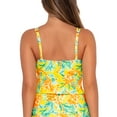 thumbnail image 2 of Sunsets Women's Swimwear Golden Tropics Sandbar Rib Taylor Tankini Bikini Top, 2 of 6