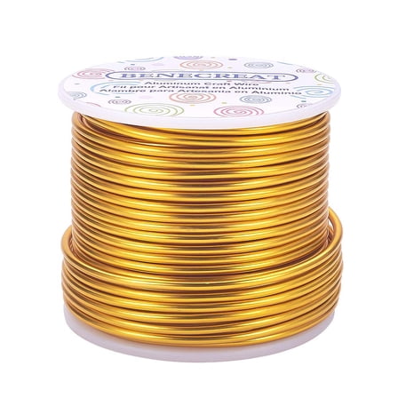 10 Gauge Jewelry Craft Aluminum Wire 80 Feet Bendable Metal Sculpting Wire