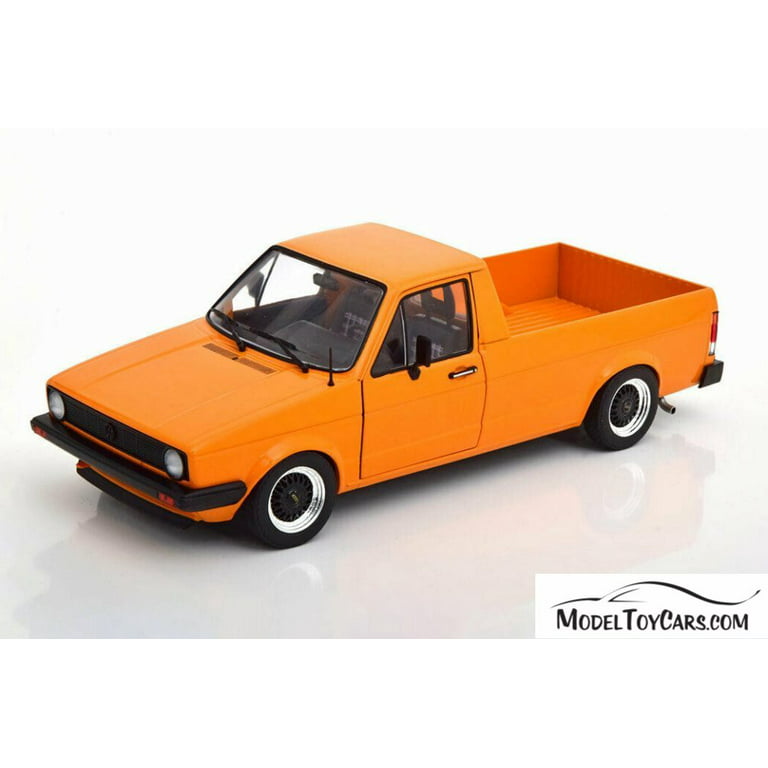 Volkswagen Caddy MK1 Pickup, Orange - Solido S1803502 - 1/18 scale Diecast  Model Toy Car 