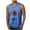 Blue, variant on YFNNUP Men's Workout Stringer Tank Tops Athletic Quick Dry Y-Back Tops Bodybuilding Muscle Shirts for Gym