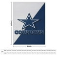 thumbnail image 2 of Football Cowboys Flannel Blanket Lightweight Blanket for Couch Sofa Bed, Super Soft Cozy Print Warm Blanket, 2 of 5