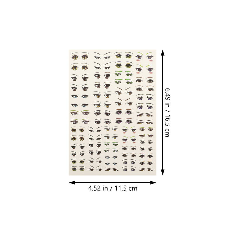 Cartoon eyes sticker sheet – Smarty Pants Paper Co.