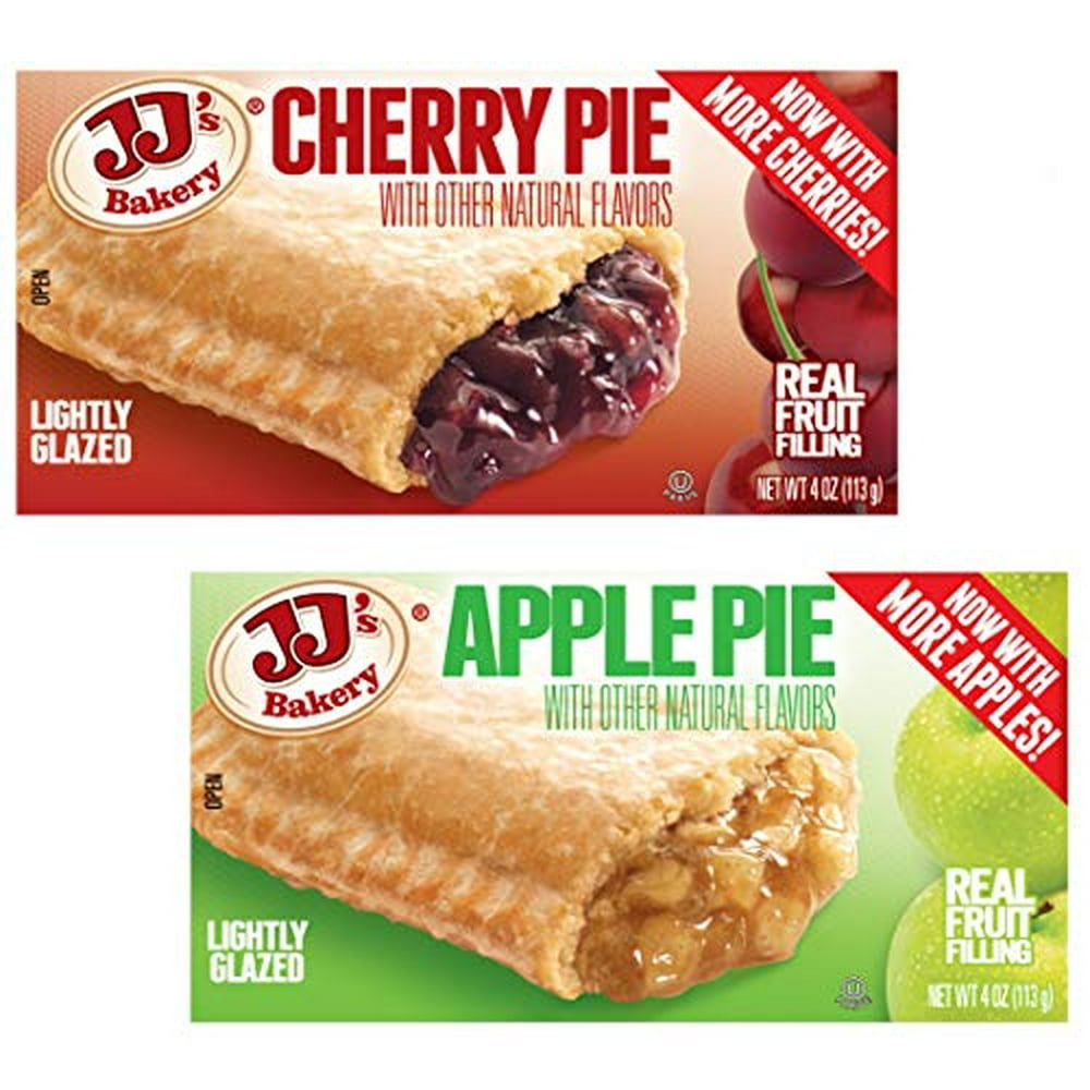 JJ's Bakery Pies Variety Pack Apple and Cherry 12 Ct
