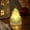 GN, variant on Tabletop Christmas Night Light, Lighted Mini Glass Christmas Tree with Star Topper, Festive Holiday Centerpiece for Home Mantel Shelf Office Desk Party Decoration