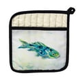 thumbnail image 1 of Betsy Drake PT136 Porte-Pot Koi Bleu, 1 of 1