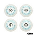 thumbnail image 4 of JFBUJC 4pcs Flash Inline Skate Wheels 90a Led Lighting Skating Wheels 80 76 72 68, 4 of 4