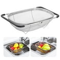 thumbnail image 3 of Stainless Steel Strainer Mesh Retractable Micro Perforated Colander For Fruits Vegetables, 3 of 8