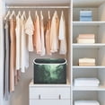 thumbnail image 4 of Yayeee Collapsible Cube Storage Bin with Lid Fabric Closet Decorative Basket with Handles, Green Forest, 4 of 7