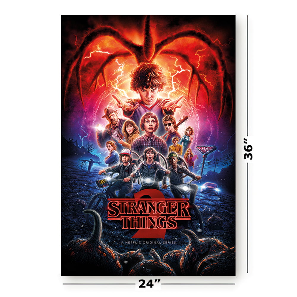 Three Posters Season 1, 2, and 3 STRANGER THINGS POSTERS COLLECTOR SET 