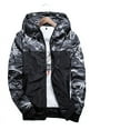 thumbnail image 3 of Autumn Coat Men's Casual Thin Camo Jacket Korean Version Slim Fit Outer Coat Men's Slim Fit, 3 of 4