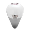 thumbnail image 4 of High polished (no plating) Stainless Steel Ring with Top Grade Crystal in Ruby for Women Animals Theme Ruby Stone Color Style TK1927 Size 7, 4 of 4