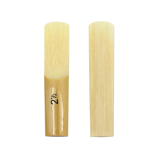 10Pcs Saxophone Reeds 2.5 for Alto BB Sax Interchangeable Solid Bamboo