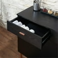 thumbnail image 4 of Bowery Hill MDF Black Buffet Table Rectangular 47.3", 4 of 9