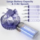 thumbnail image 3 of Handheld Fan, Mini Portable Fan USB Rechargeable, Suitable for Office, Home, School, Purple, 3 of 5