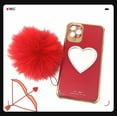 thumbnail image 1 of Makeup Mirror Mobile Phone Case, Luxurious Bling Heart-Shaped Mirror Phone Case(iPhone 7plus/8plus), 1 of 8