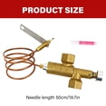 thumbnail image 6 of Safety Gas Valves Replacement Set Gas Fireplaces Valves Flame Failure Device Safety Control Valves Copper Texture, 6 of 8