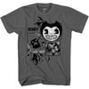 Bendy and the Ink Machine Shirt - Official Bendy T-Shirt - Bendy Dark Revival Boys Flip Sequins T-Shirt