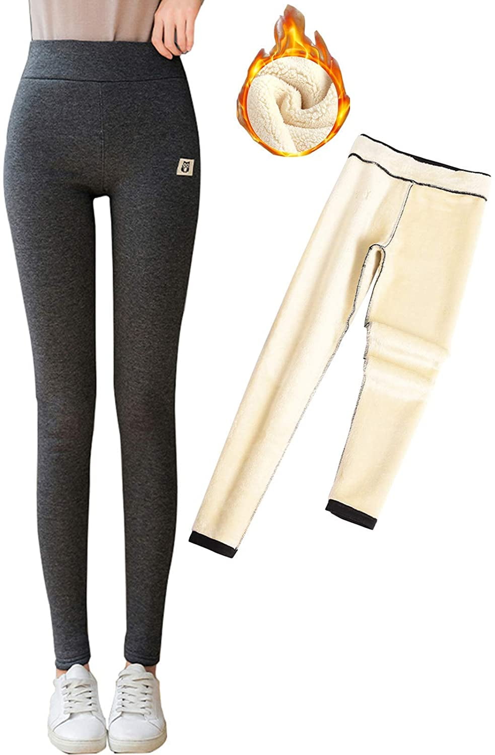 Womens Winter Thick Warm Fleece Lined 