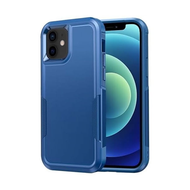 HAYAN for iPhone 12 Phone Case: Dual Layer Drop Protection Cover | Matte Textured Rugged Tough Shell | Heavy Duty Military Grade Shockproof Protective Durable Cell Cases 6.1 inches