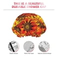 thumbnail image 5 of Easygdp Sunflower4 Shower Caps for Women, Double Waterproof Layers Shower Cap, Quick Drying Bath Hair Cap Reusable, 5 of 9