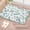 Leaves, variant on Bathroom Rug Mat, Rustic Bathroom Rug, Super Soft and Absorbent Shaggy Plush Flowers Bath Rugs, Carpet Mats for Shower, Rustic Wooden and White Floral Bathroom Mat, 24''''X16''''