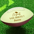 thumbnail image 7 of Personalized Glow in The Dark Football Custom Full 12-Inch High School Junior Football Laser Engraved Any Name Graduation Gift for Student Son Grandson Football Fan, 7 of 7