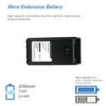 thumbnail image 3 of Two-Way Radio Replacement  Battery for Icom  F1000, F1000D, F1000S, F1000T, F2000, F2000D, F2000S, F2000T, FT-2000, IC-F1000, IC-F1000D, IC-F1000S, IC-F1000T, IC-F2000, IC-F2000D, IC-F2000S, IC-F2000, 3 of 6