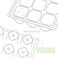 thumbnail image 4 of 5Pack 12 Grow Trays with Humidity Dome and Cell Insert - Mini Propagator for Seed Starting and Growing Healthy Plants Durable Reusable and Recyclable, 4 of 9