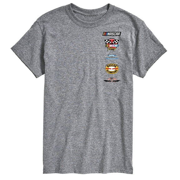 NASCAR - Historical Logos Stacked - Men's Short Sleeve Graphic T-Shirt