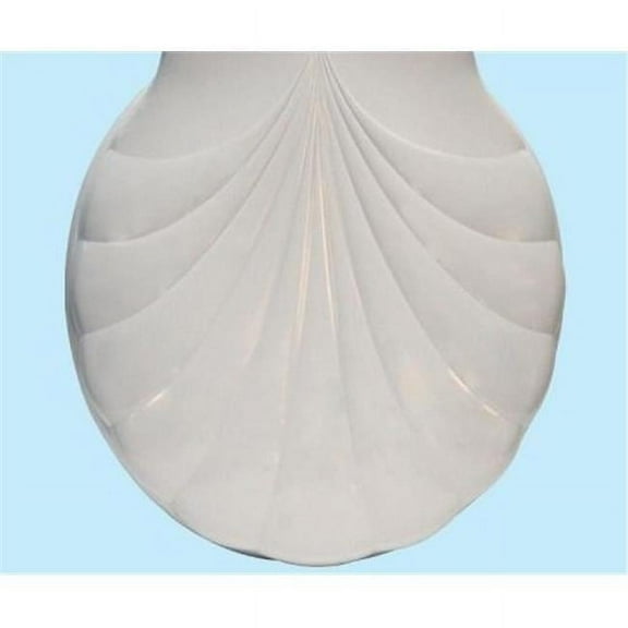White Lift and Clean Toilet Seat With Shell Design Cover