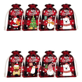 thumbnail image 1 of 36 Bolsas Costales Dulceros Regalo Recuerdo Navidad Adornos Xtellar rojo, 1 of 4
