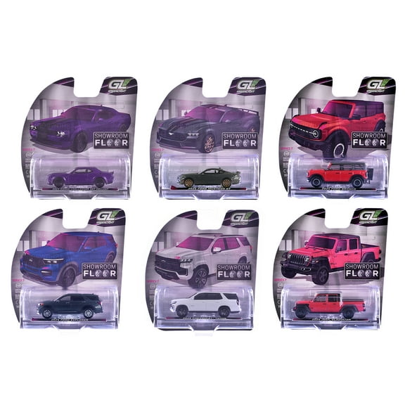 Showroom Floor Series 7 Set of 6 Cars 1/64 Diecast Model Cars by Greenlight
