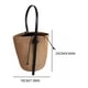 thumbnail image 2 of Bolso tipo cubo para mujer con correa ajustable bolso de playa de verano bolso y sólido, 2 of 9